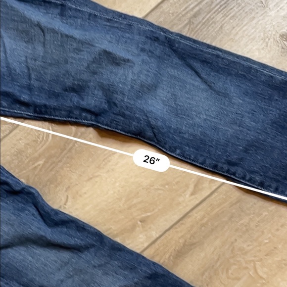 Mother looker ankle fray dark wash jeans - Picture 8 of 8